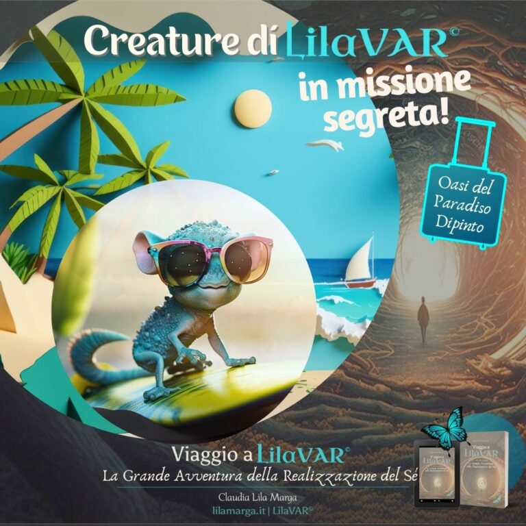Oasi del Paradiso Dipinto - Creature di LilaVAR